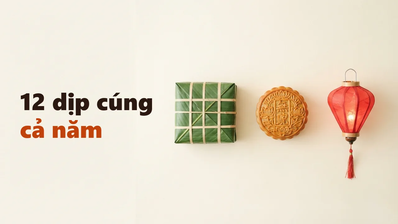 Các ngày lễ của gia đình, dòng họ trong năm theo âm lịch (bảng tra nhanh)