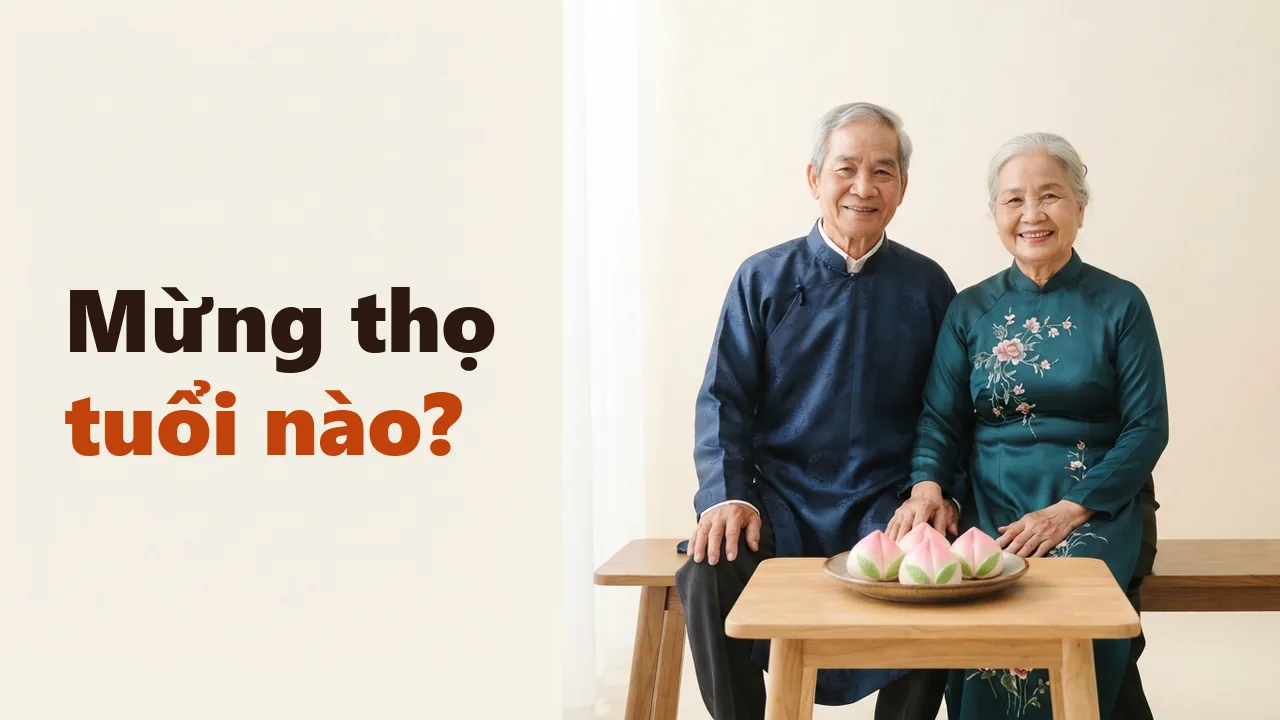 Lễ mừng thọ trong dòng họ: các mốc tuổi, cách tổ chức và ghi nhận