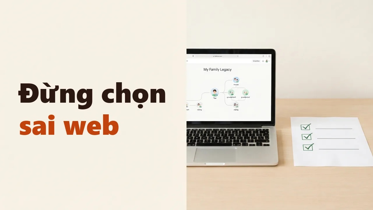 Website gia phả: tiêu chí chọn website gia phả cho dòng họ