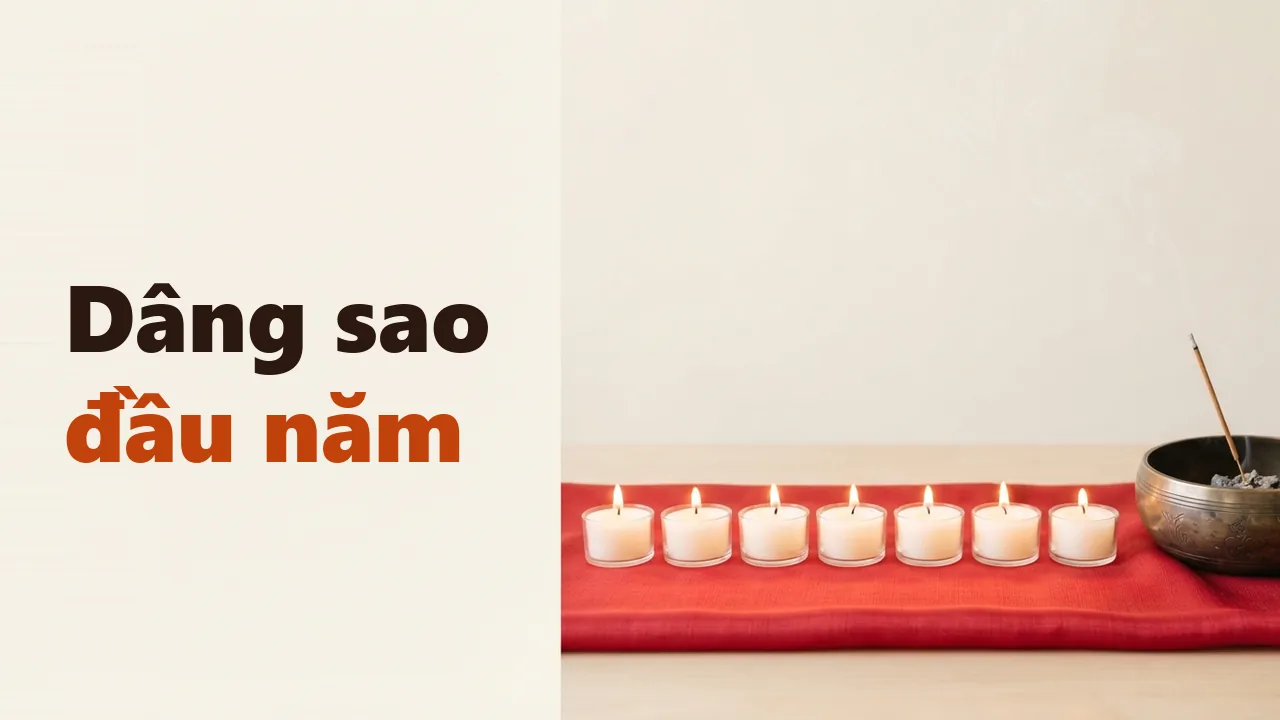 Văn khấn Lễ dâng sao giải hạn vào ngày tết Nguyên Tiêu
