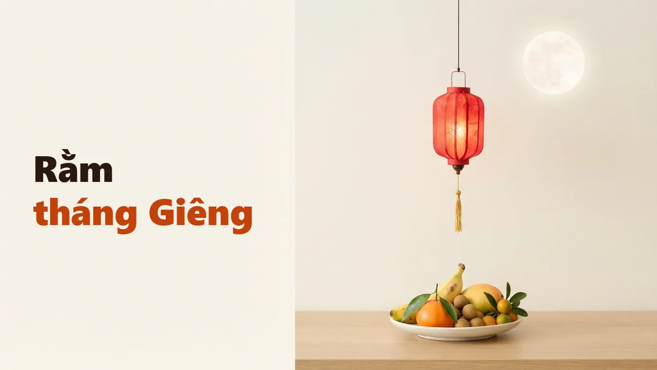 Văn khấn Lễ Nguyên Tiêu (Lễ Thượng nguyên)