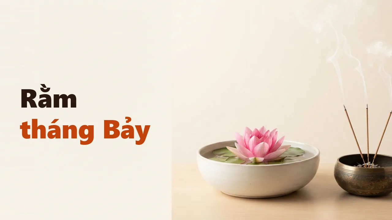 Văn khấn Tết Trung Nguyên (Ngày Rằm Tháng 7)
