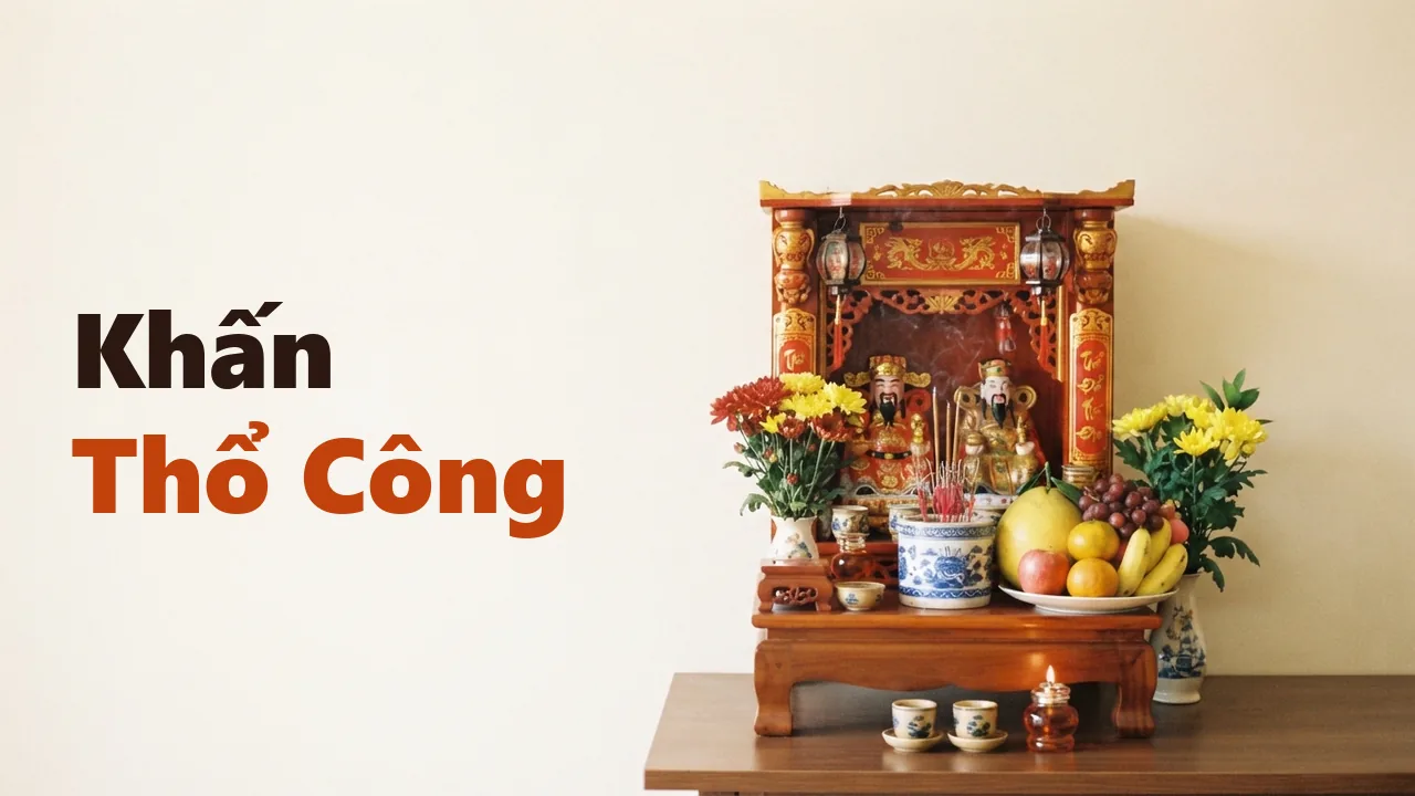 Bài cúng thổ công ngày giỗ