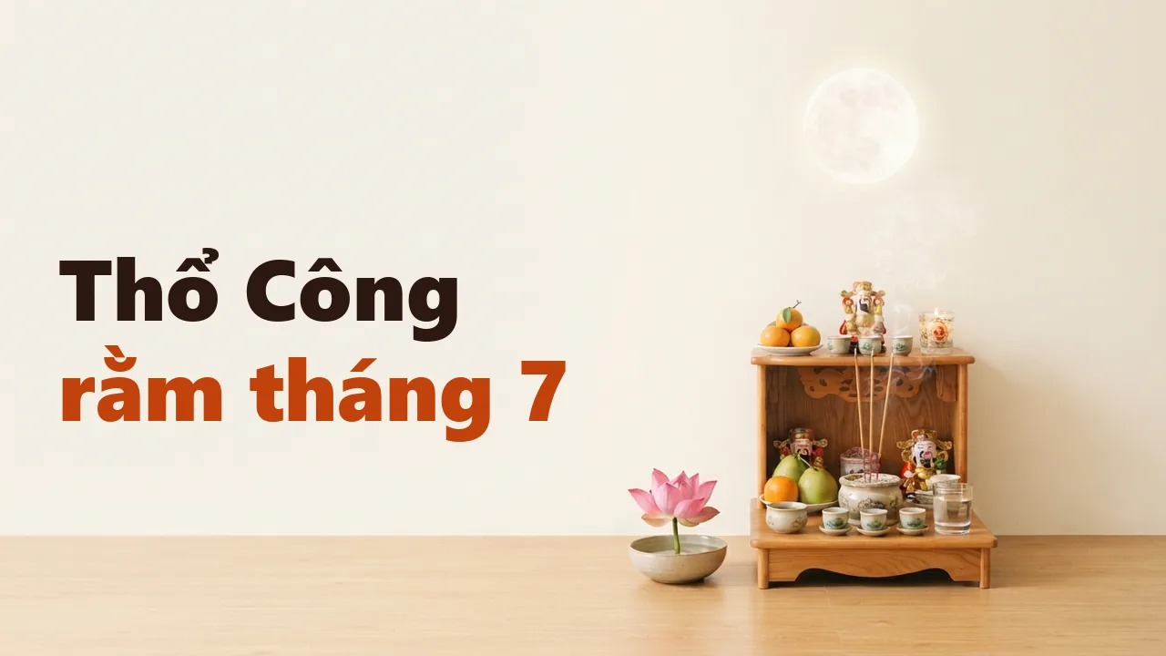 Bài Cúng Thổ Công Rằm Tháng 7