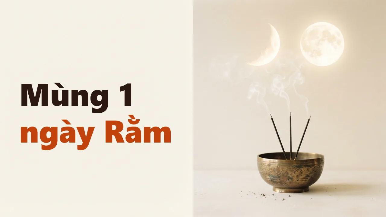 Văn khấn ngày mồng một và ngày rằm hàng tháng